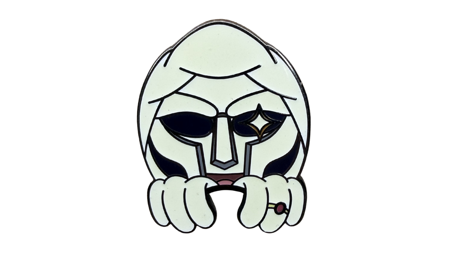 MF Doom Peeker Hat Pin