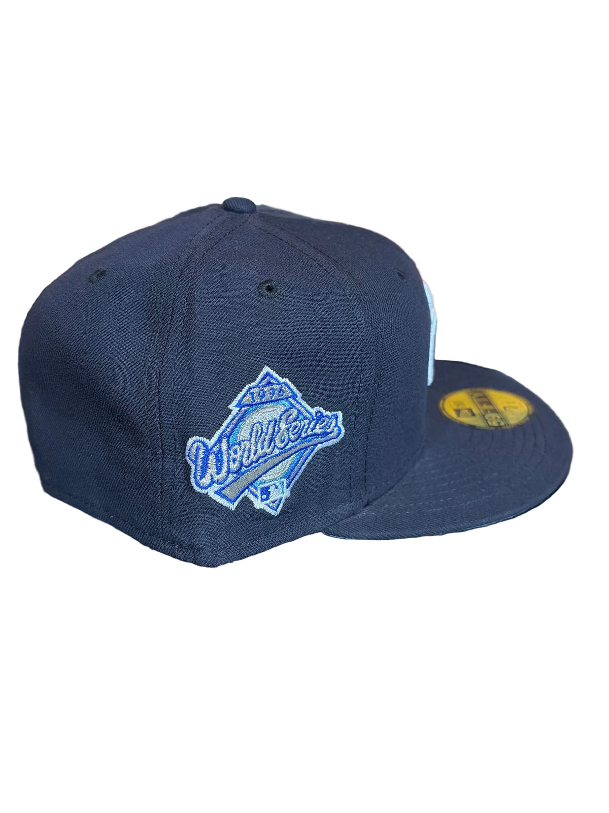 New Era NY Yankees 1998 World Series Patch 59FIFTY Fitted Hat – 7 1/2 (Icy Blue UV)