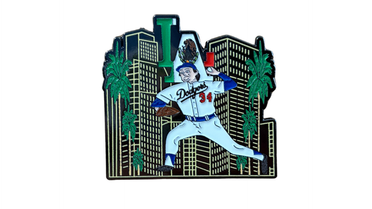 Fernando Valenzuela Los Angeles Dodgers Enamel Pin