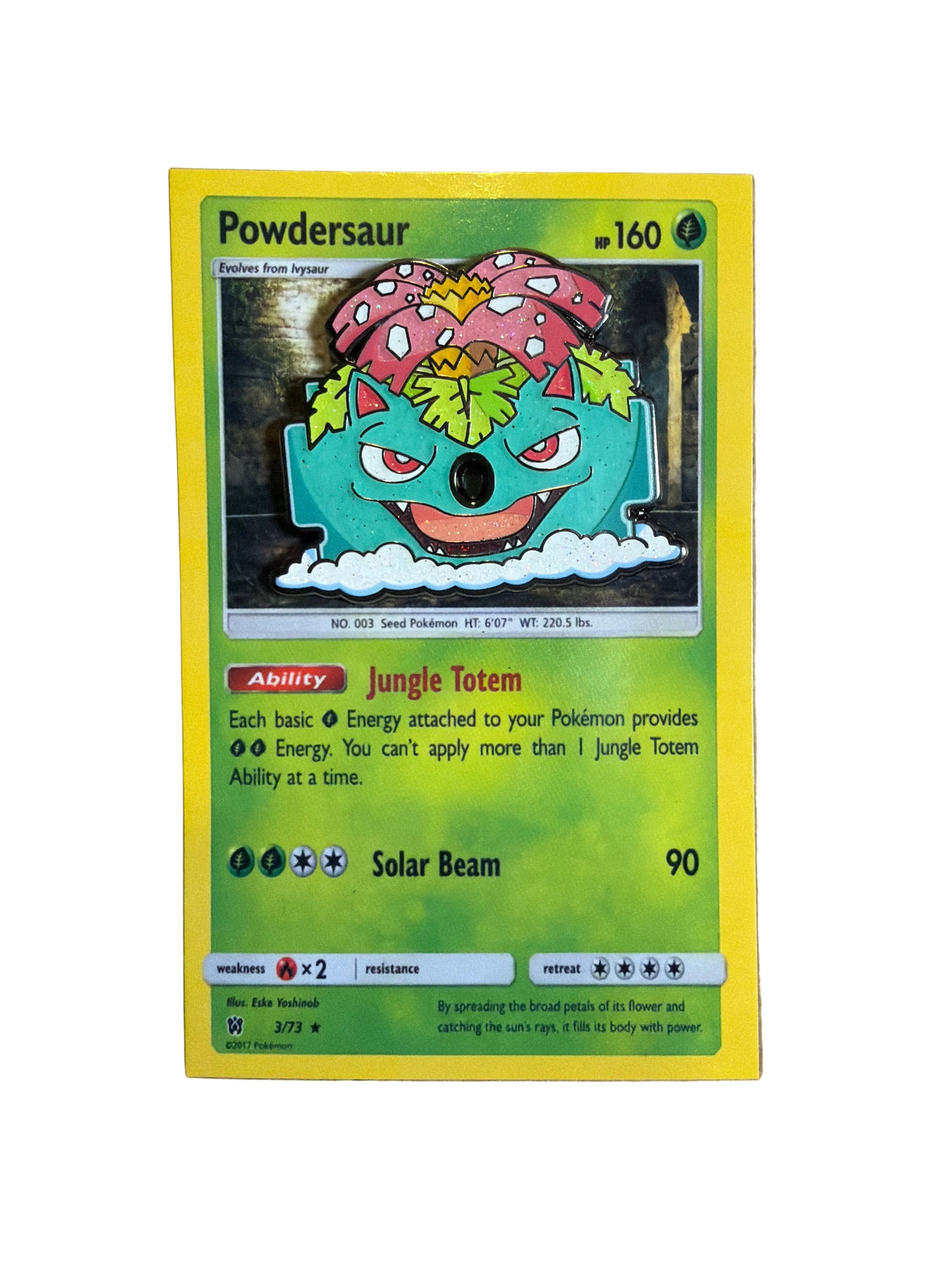 Saca Powdersaur Pin