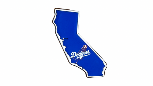 LA Dodgers State Enamel Pin