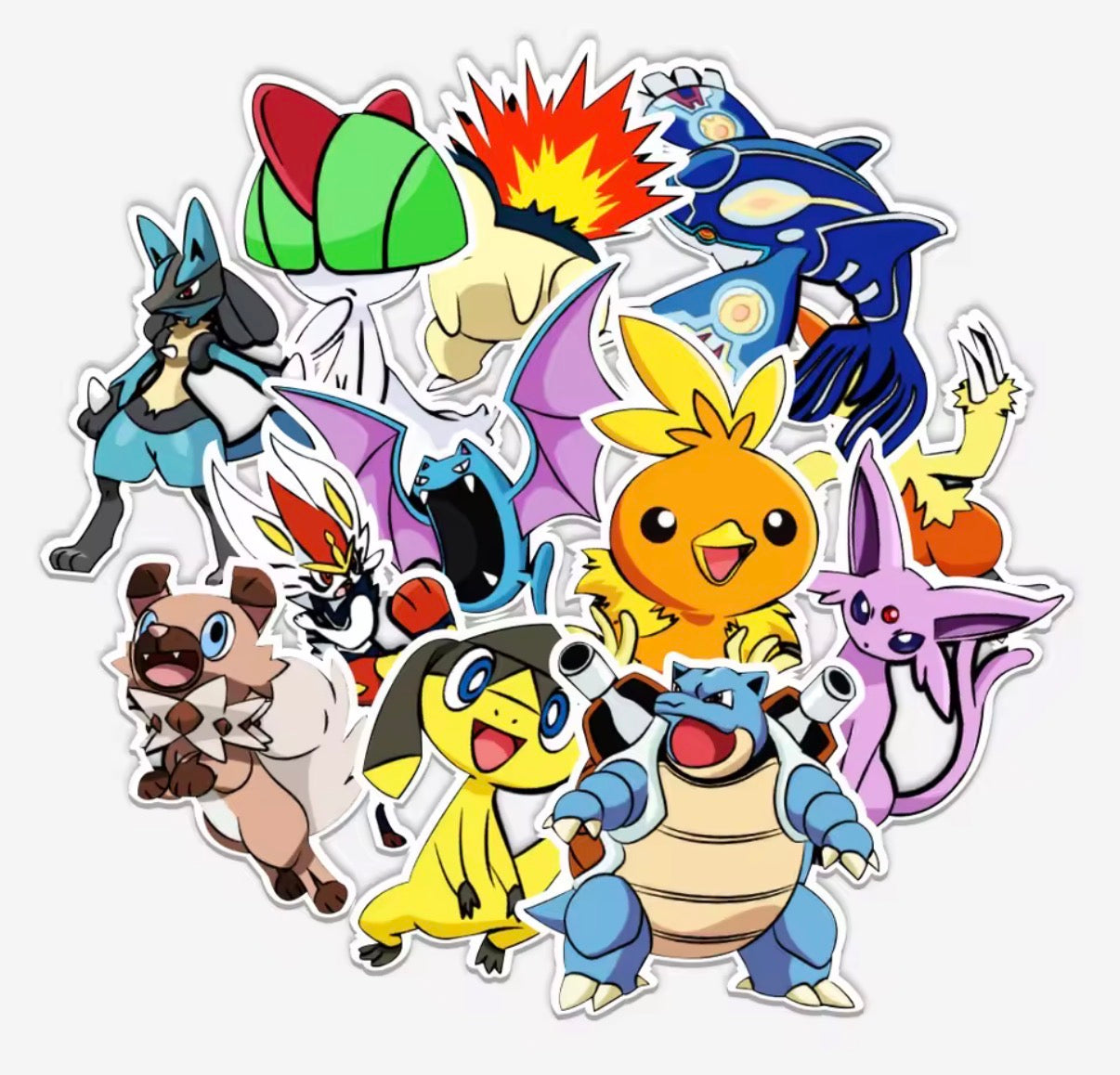 50 Pieces Pokemon Sticker Pack