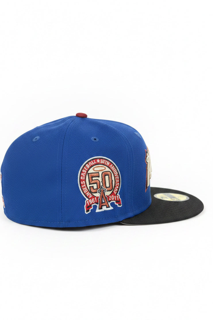 New Era Anaheim Angels Script 2 Tone 59FIFTY Fitted Hat