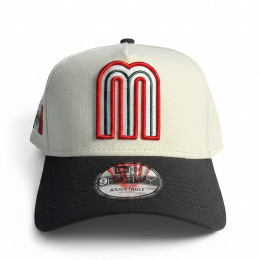New Era Mexico 9FORTY A-Frame 2 Tone Snapback Hat