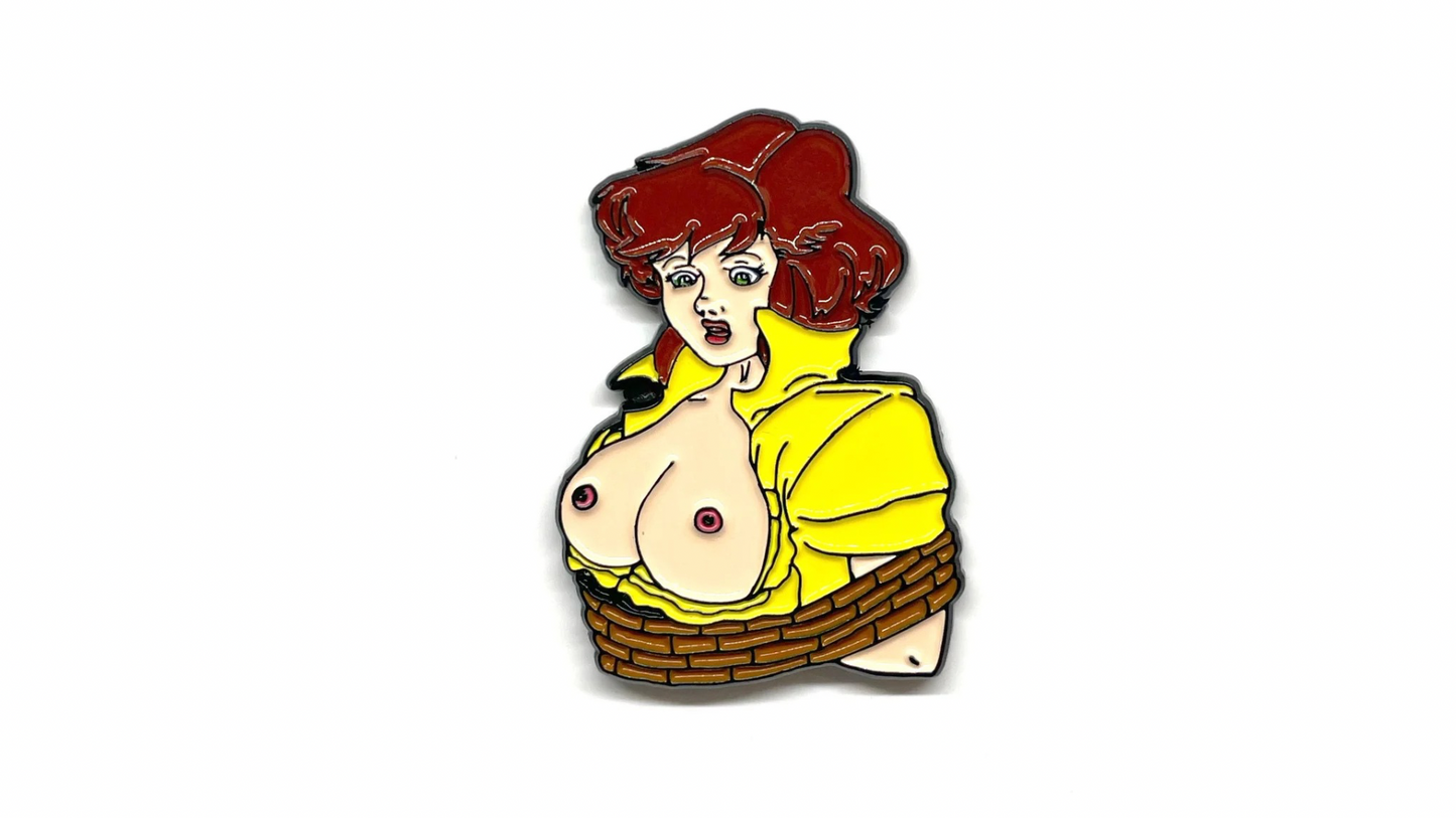 April “Oh My GOD Girl” Enamel Pin
