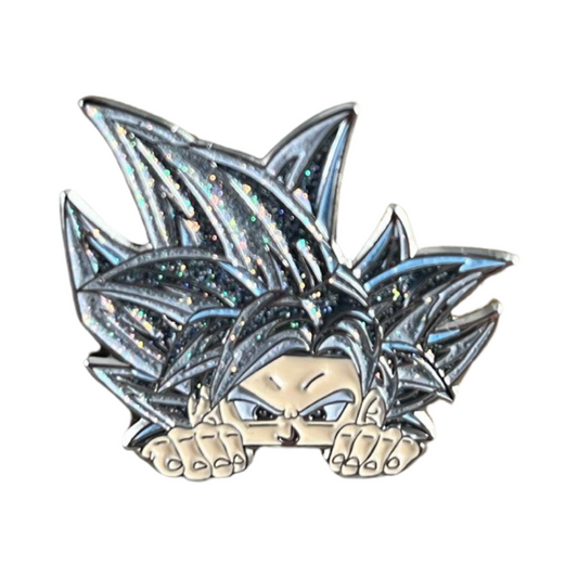 Dragon Ball Z Goku Peeker Enamel Pin