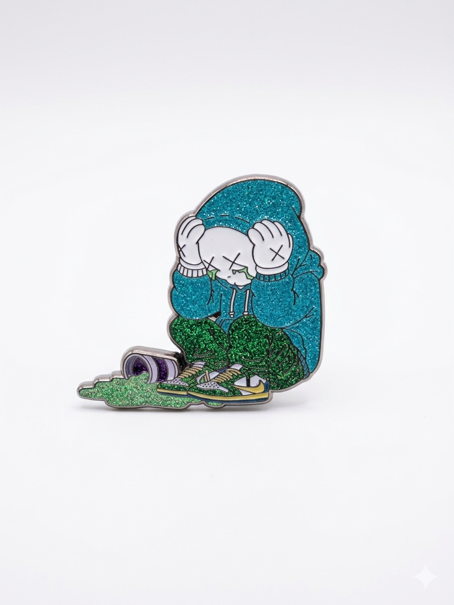 Kaws Wasted Potential Enamel Pin