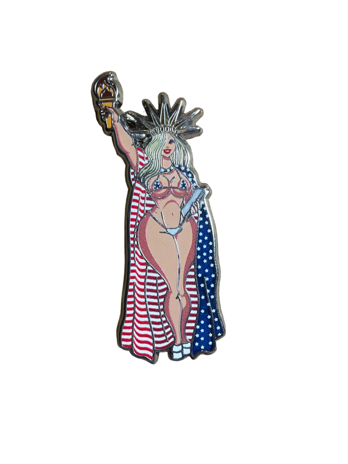 Liberty Girl Enamel Pin
