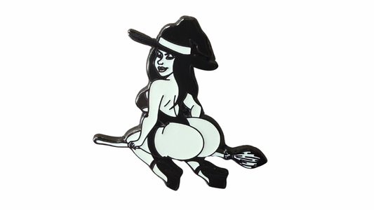 Thick Witch Enamel Pin