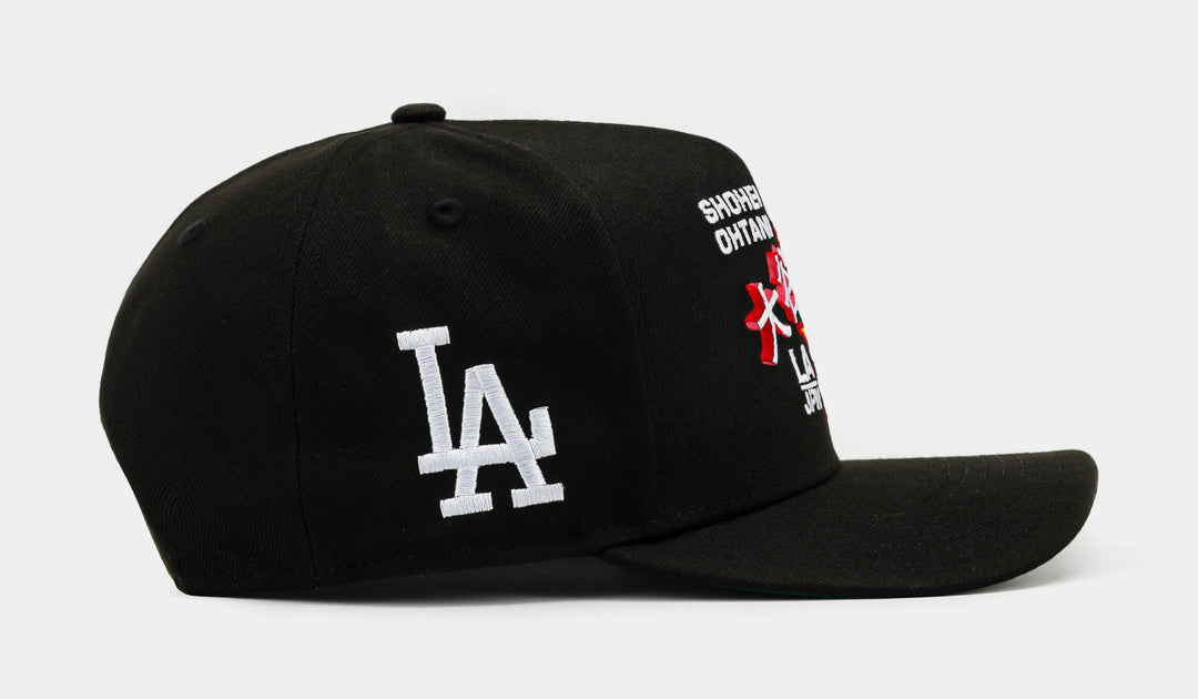 New Era LA Dodgers Shohei Ohtani 9FIFTY Black A-Frame Snapback Hat