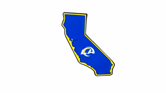 LA Dodgers State Enamel Pin