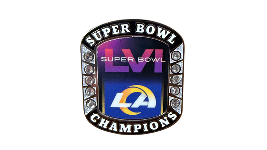 Los Angeles Rams Super Bowl LVI Champions Ring Lapel Pin