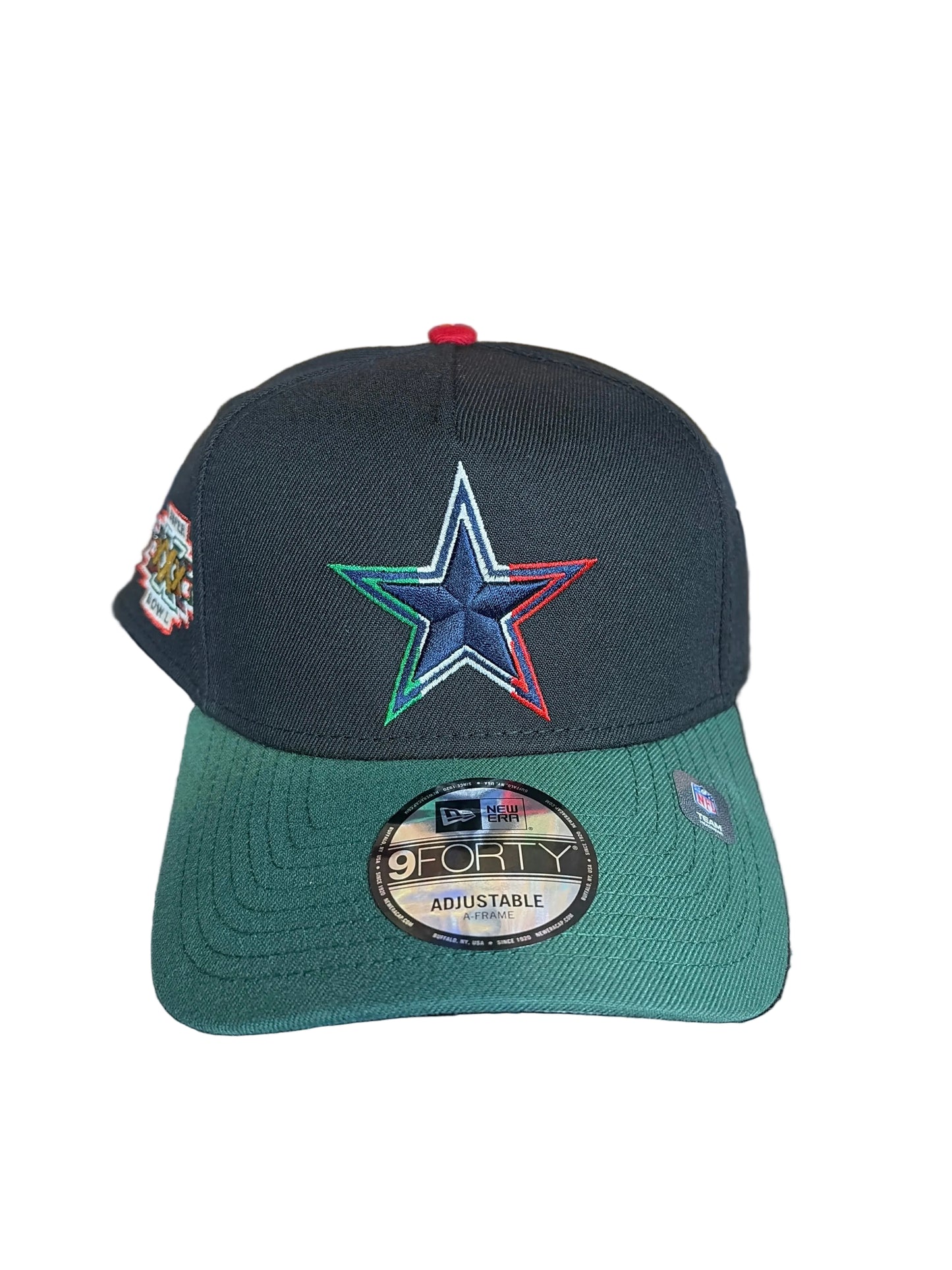 New Era Dallas Cowboys El Vaquero Super Bowl Side Patch 9FORTY A-Frame Snapback