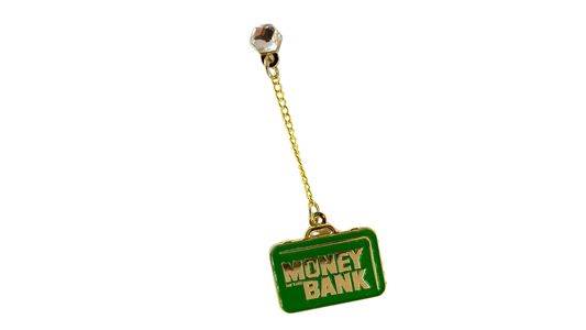 Money in the Bank Briefcase Hat Chain Pin