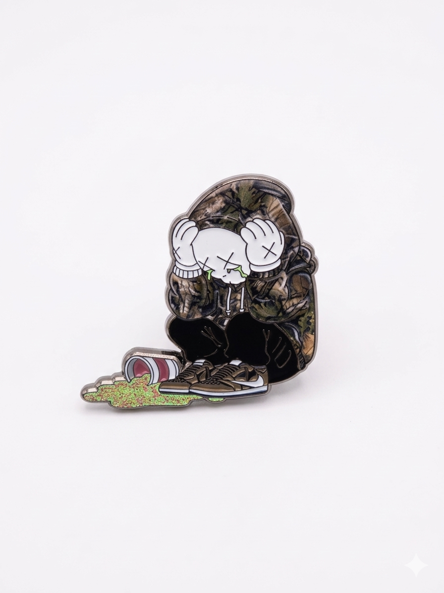 Kaws Real Tree Wasted Potential Enamel Pin