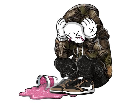 Kaws Real Tree Wasted Potential Enamel Pin