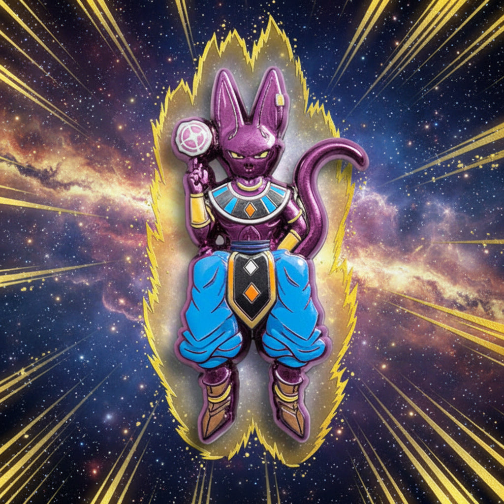 Lord Beerus: God of Destruction Enamel Pin