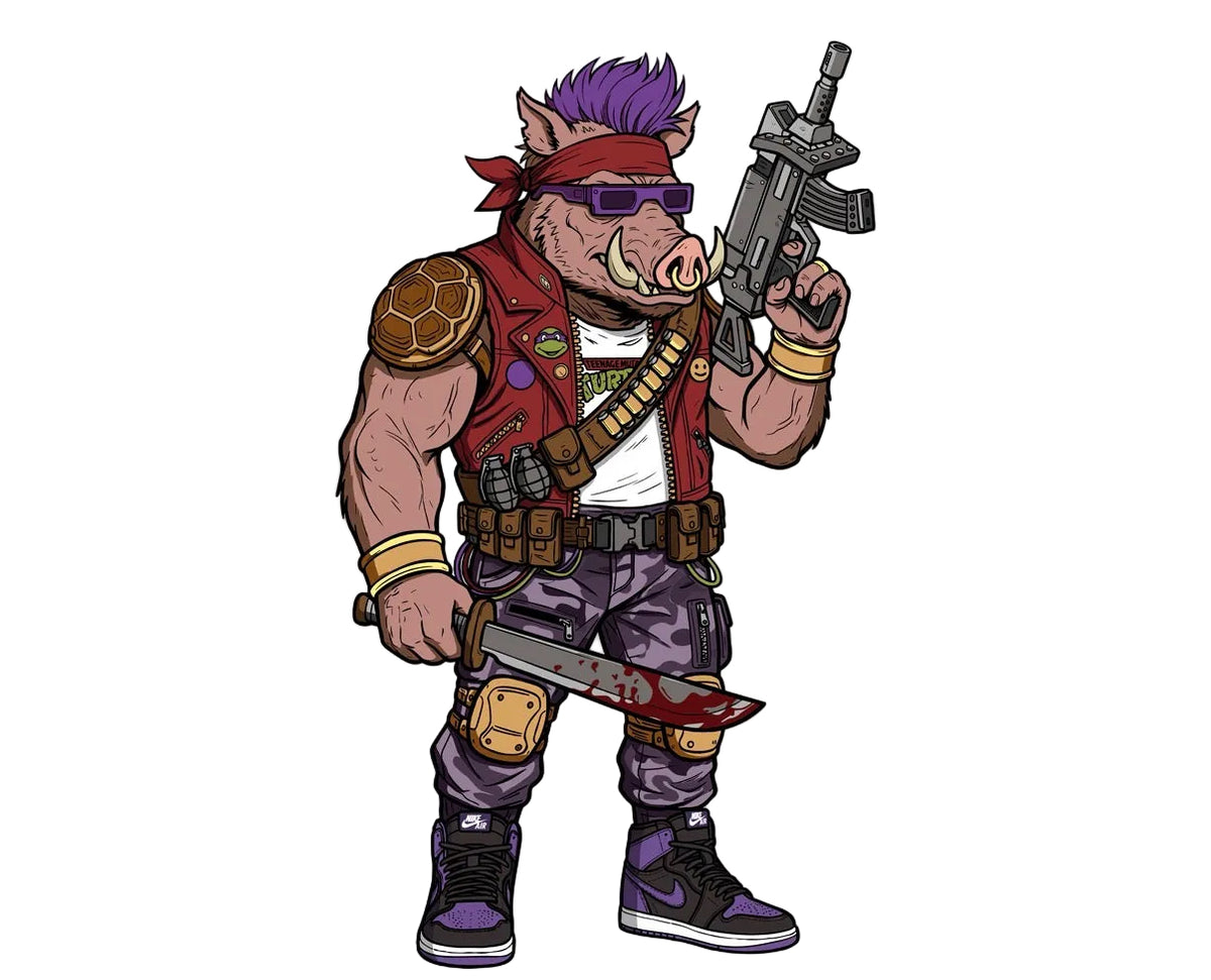 Hustle Brims – Bebop 3D Enamel Pin