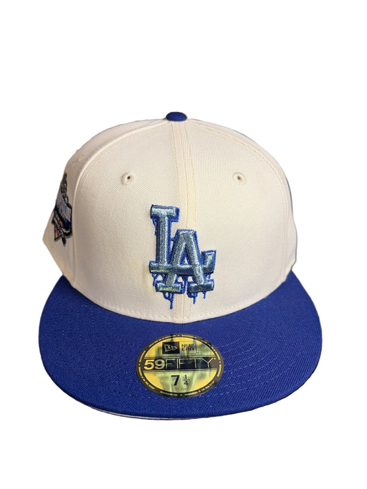 New Era Los Angeles Dodgers Bleed Blue 40th Anniversary Side Patch 59FIFTY Fitted Hat