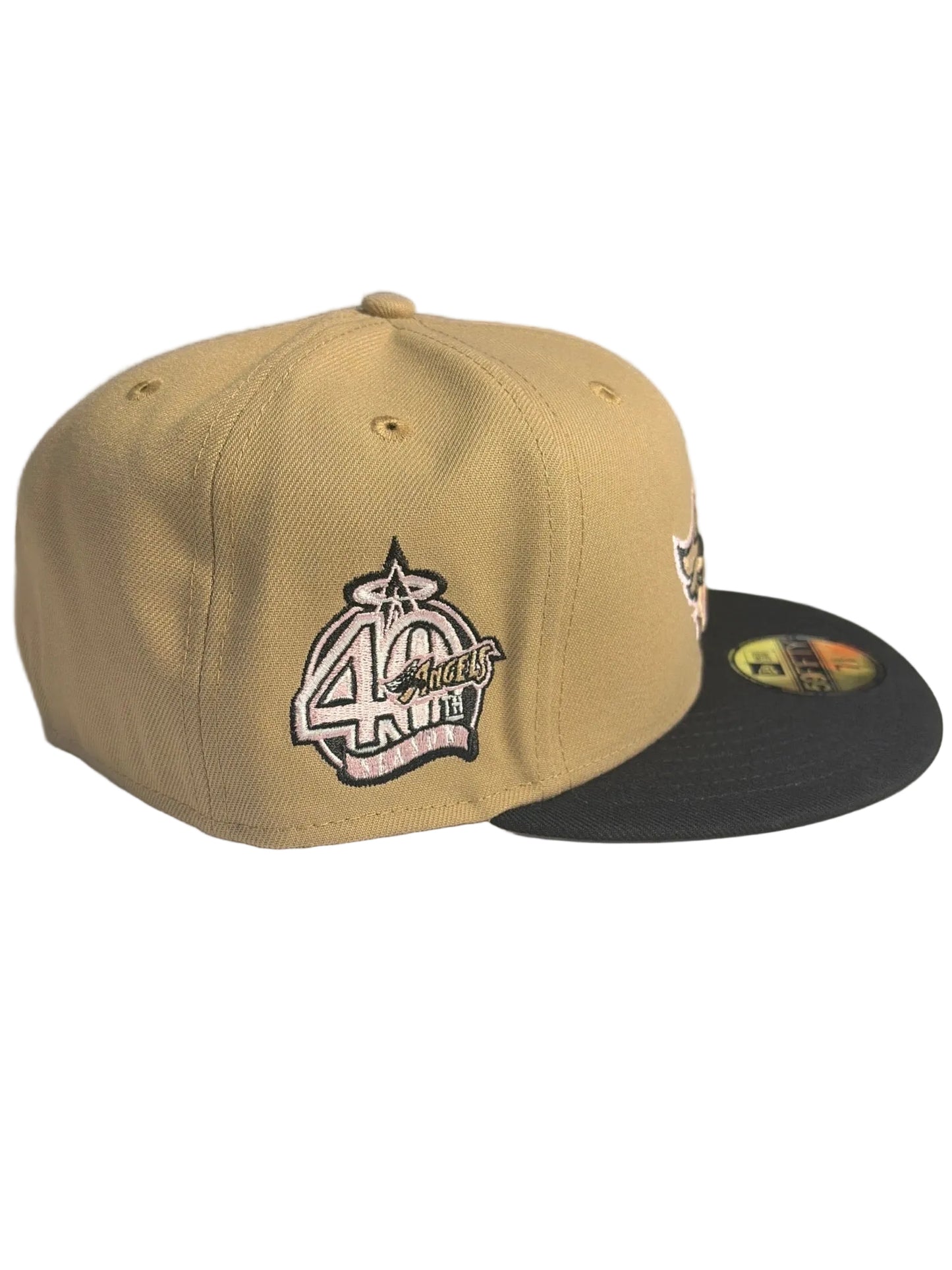 New Era Anaheim Angels 40th Anniversary Side Patch 2 Tone 59FIFTY  Fitted Hat