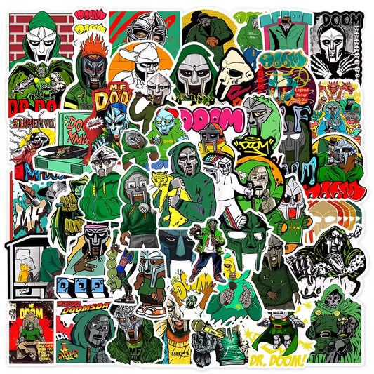 50 Pieces MF Doom Sticker Pack