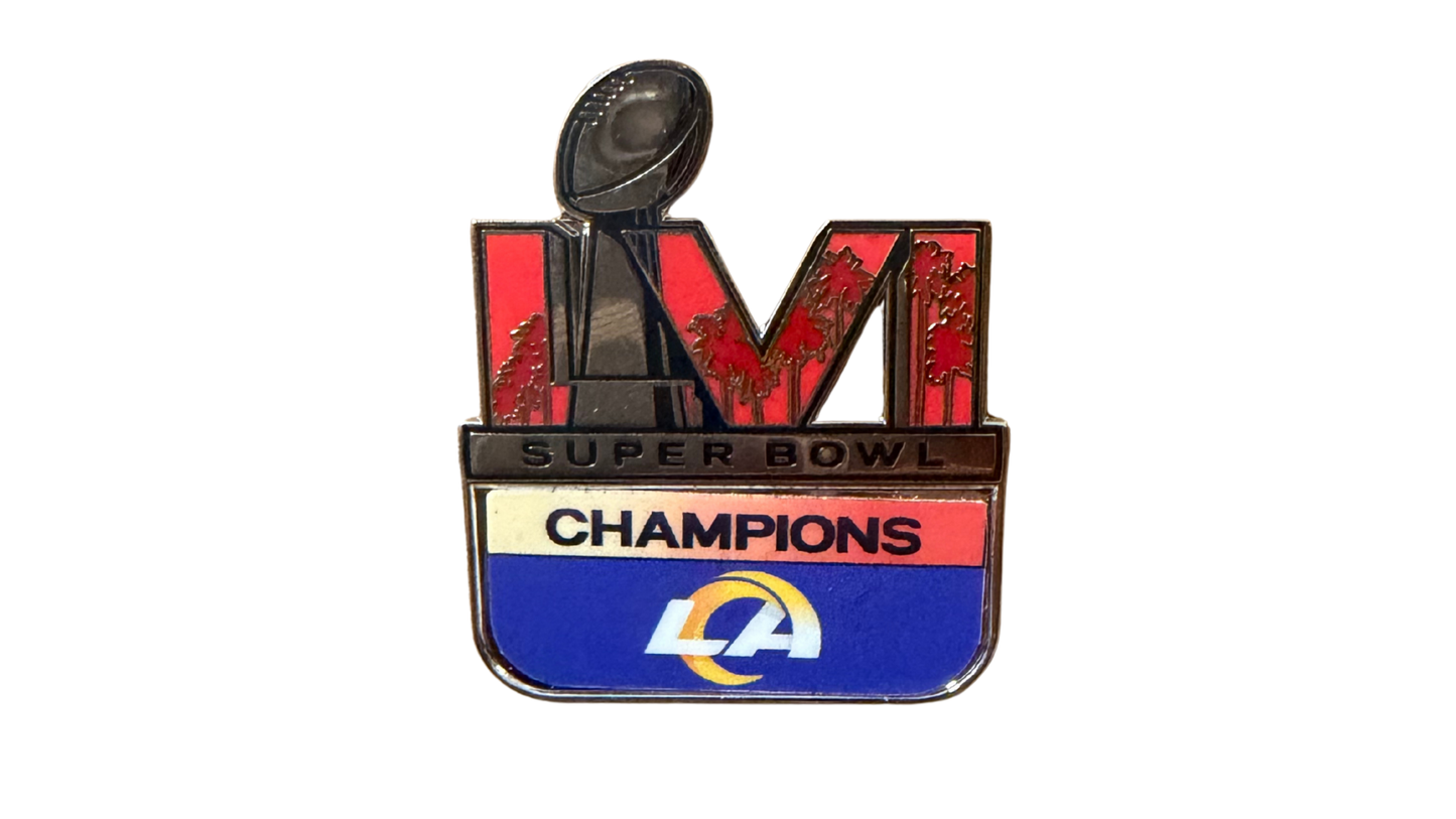 Los Angeles Rams Super Bowl LVI Champions Lapel Pin