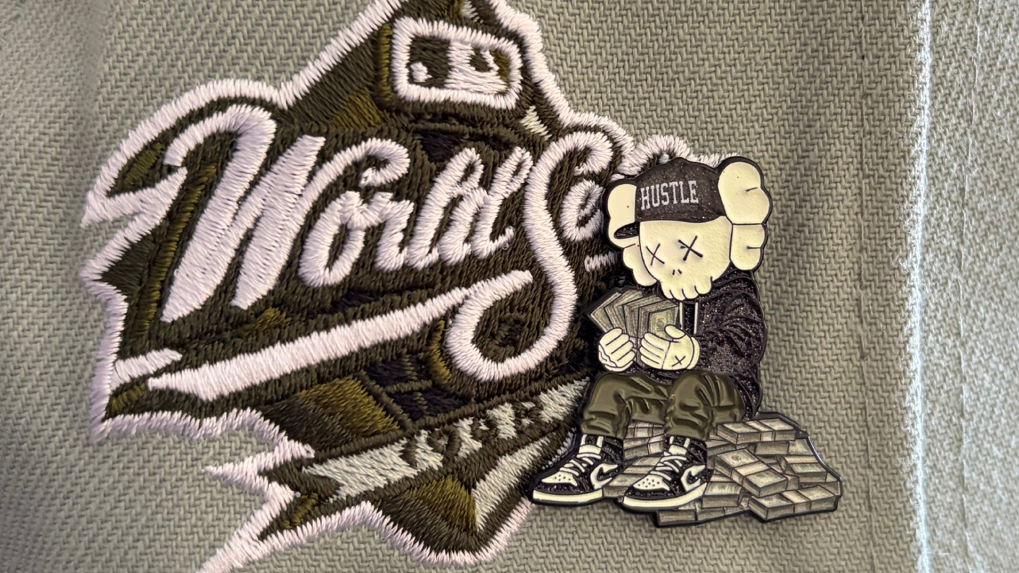 Kaws Break Bread Glow in the Dark Hat Pin