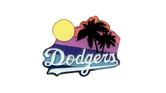 LA Dodgers Sunset Lapel Pin