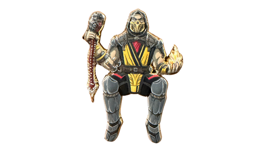 Mortal Kombat Scorpion Ename Pin