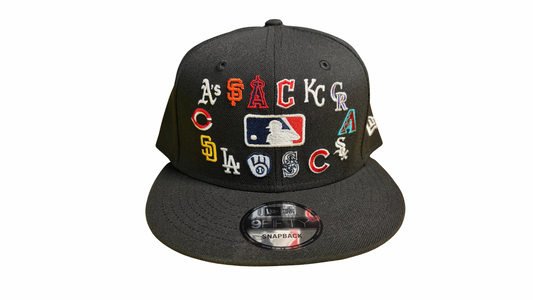 New Era All Over MLB Teams 9FIFTY Snapback Hat
