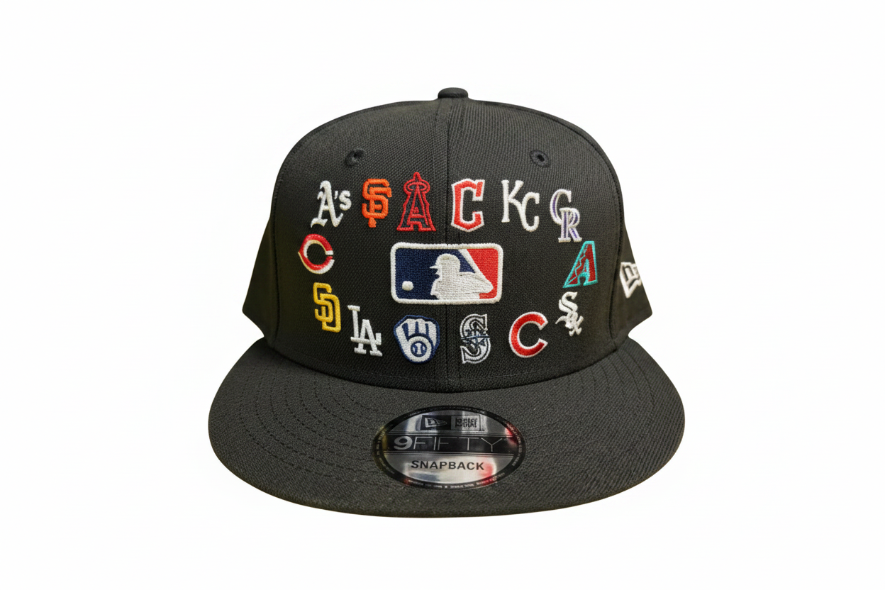 New Era All Over MLB Teams 9FIFTY Snapback Hat