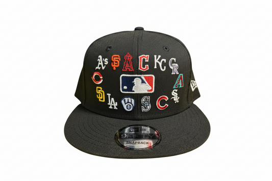 New Era All Over MLB Teams 9FIFTY Snapback Hat