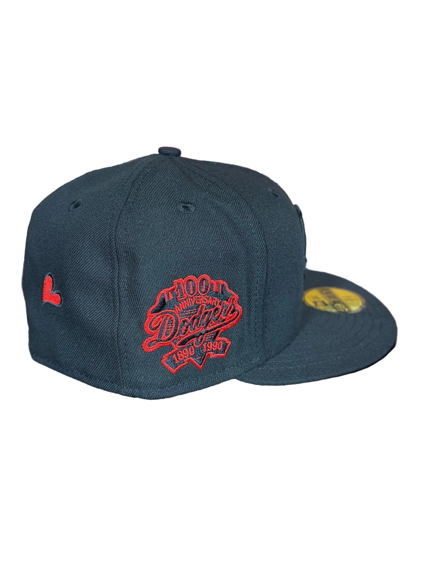 New Era LA Dodgers 100th Anniversary Side Patch 59FIFTY Fitted Hat