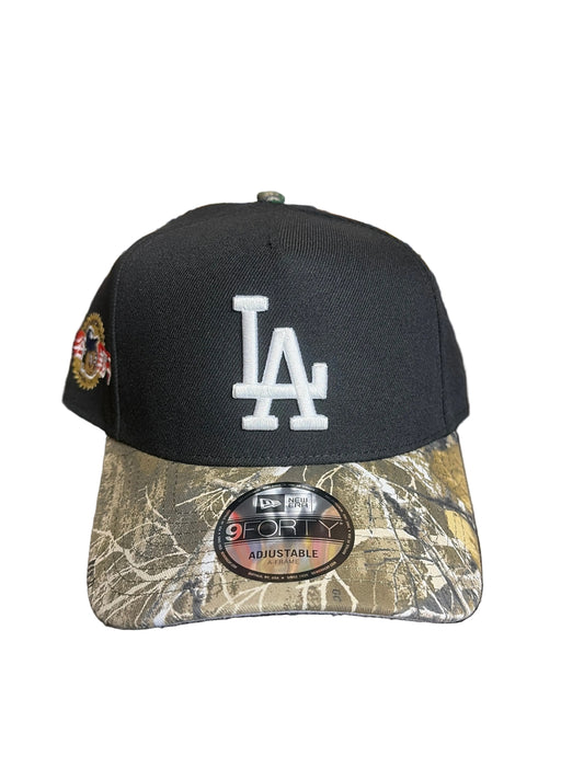 New Era Los Angeles Dodgers 9FORTY Real Tree Visor A-Frame SnapBack