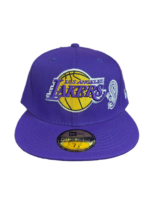 New Era Los Angeles Lakers Paisley Patchwork Undervisor 59FIFTY Fitted Hat
