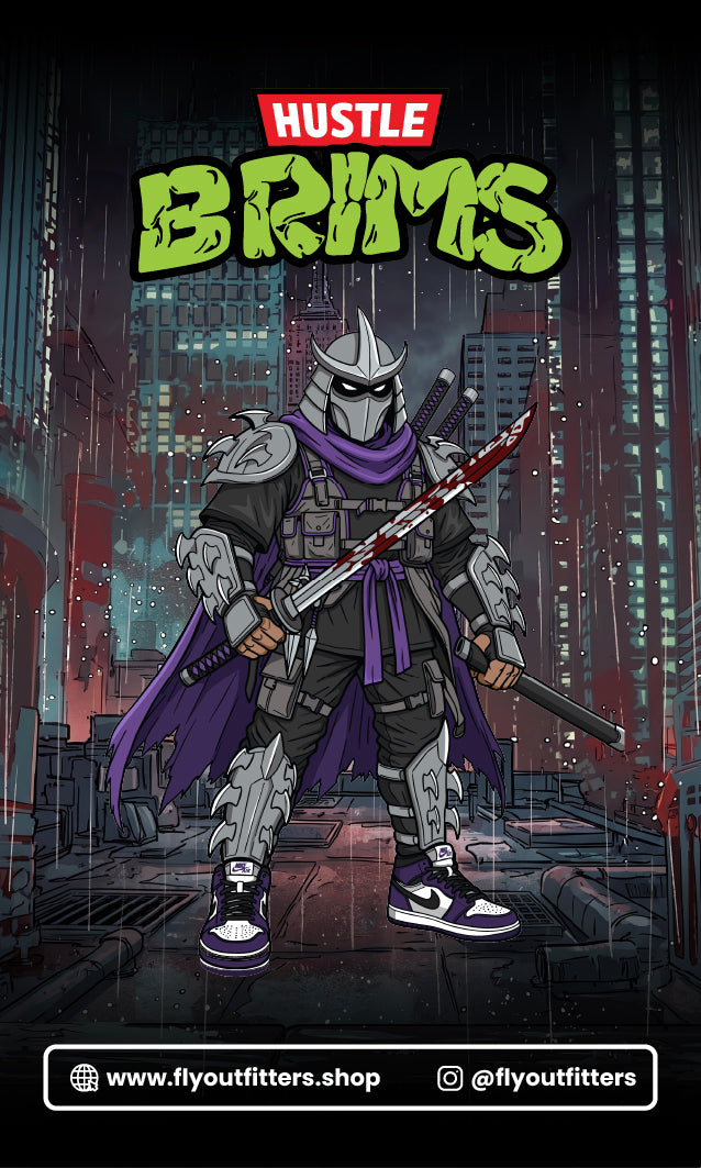 Hustle Brims – Shredder Villain 3D Enamel Pin