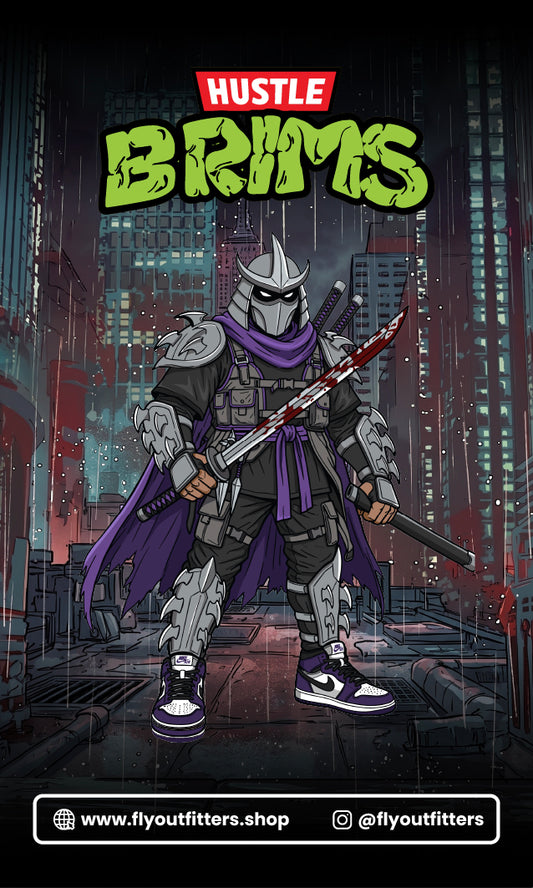 Hustle Brims – Shredder Villain 3D Enamel Pin