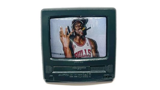 MJ 3 Peat Iconic TV Moment Enamel Pin