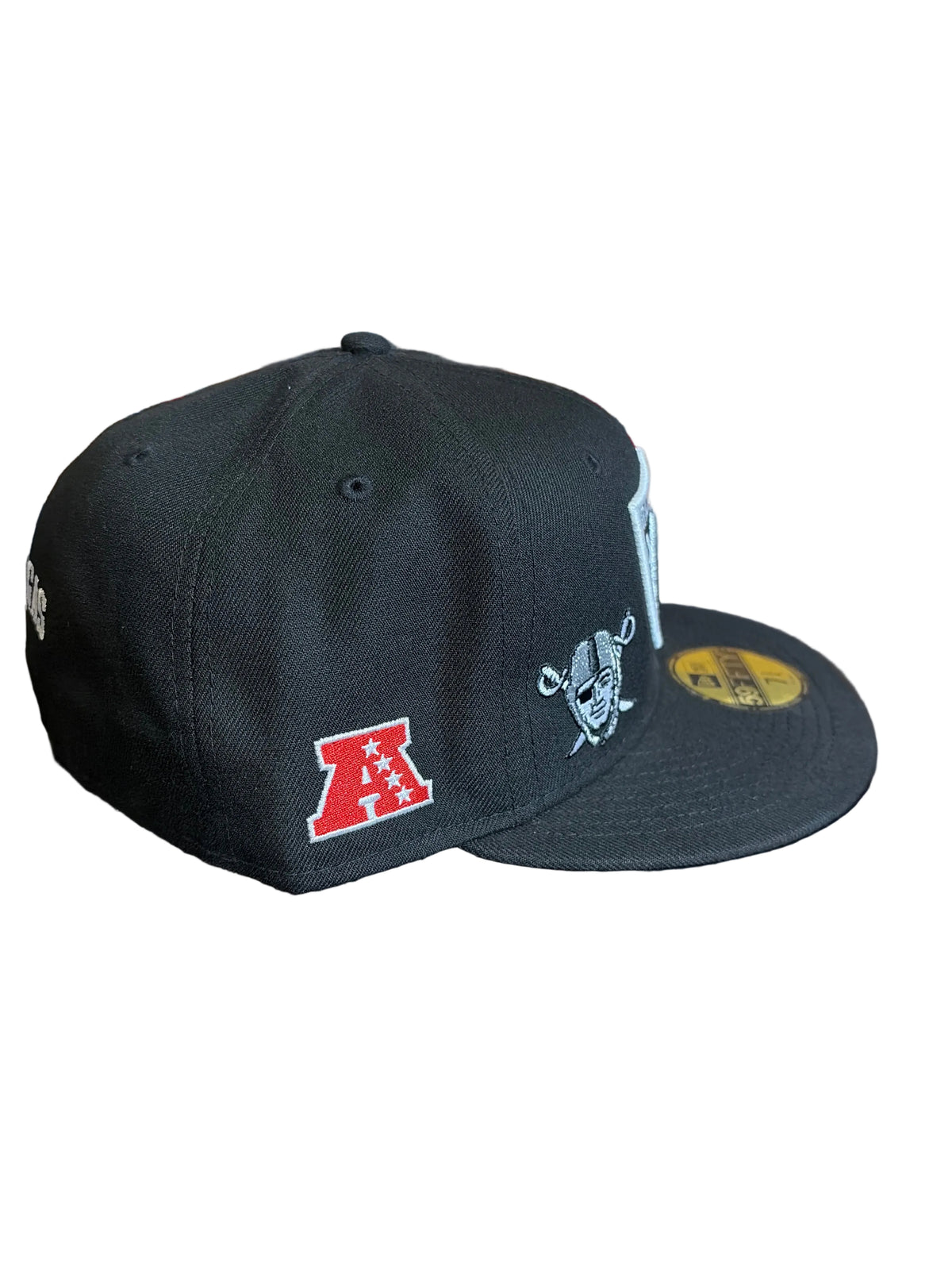 New Era Las Vegas Raiders 59FIFTY Fitted Hat Dual Shield & AFC Side Patch