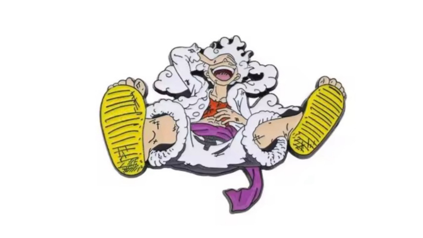 One Piece Nika Luffy Gear 5 Enamel Pin Set