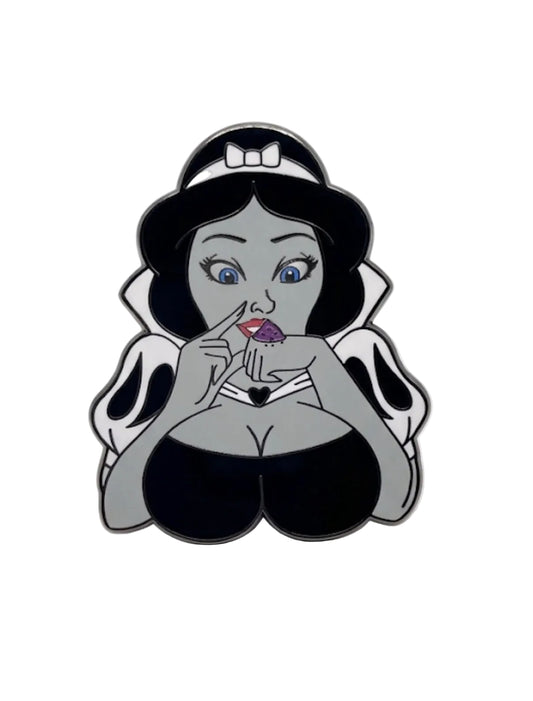 Noir Snow White Enamel Pin