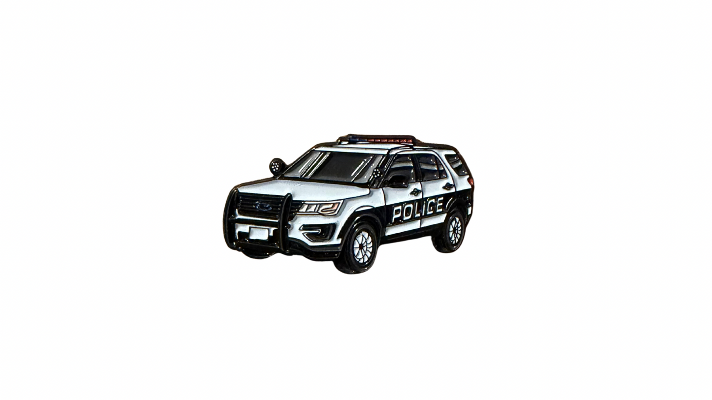 Police SUV Enamel Pin