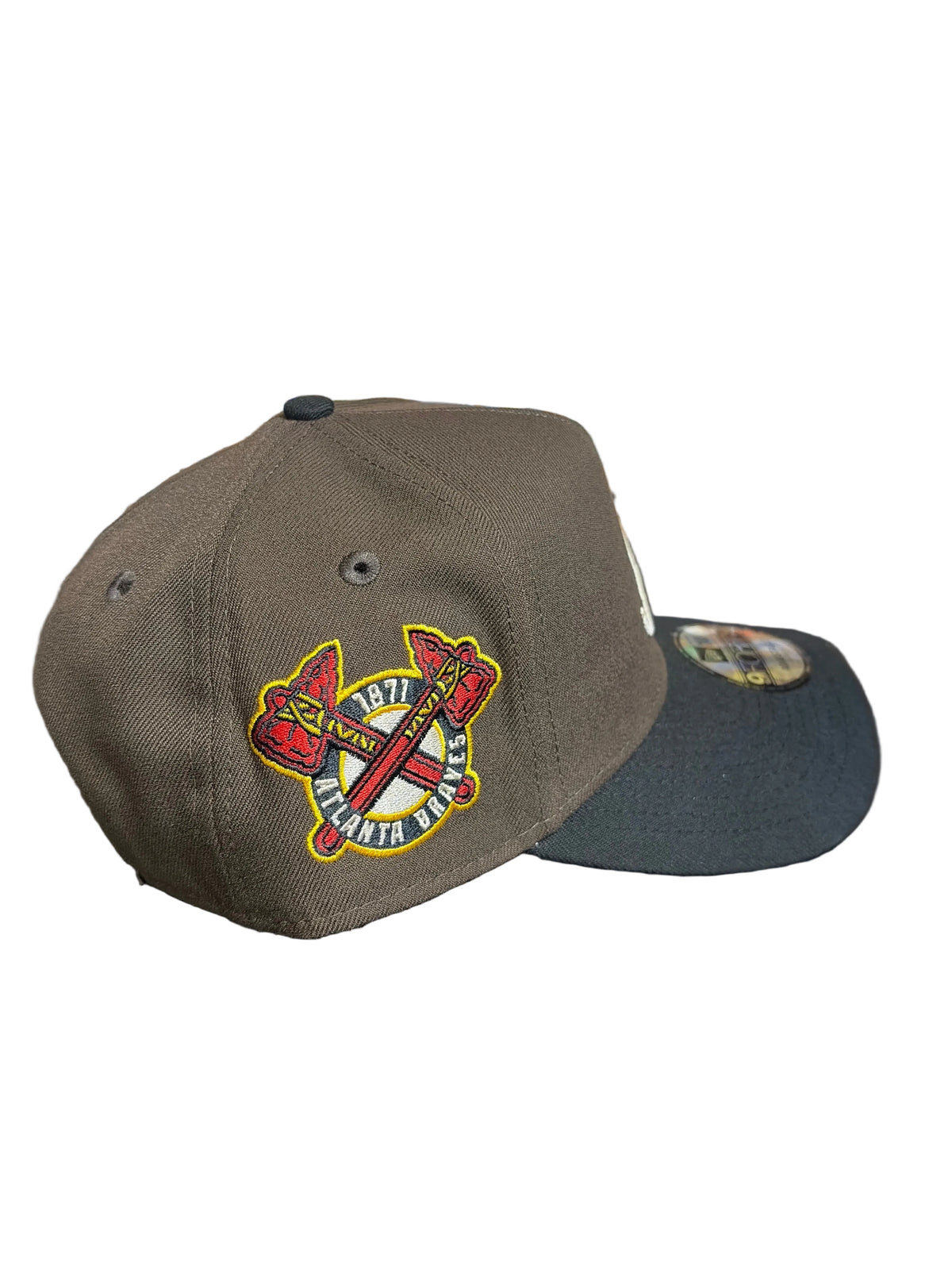 New Era Atlanta Braves 1871 Tomahawk Side Patch 9FORTY A-Frame SnapBack