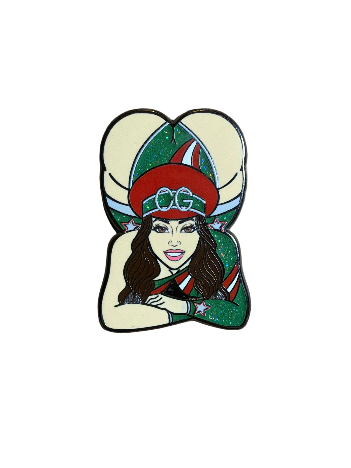 Chelsea Green Enamel Pin