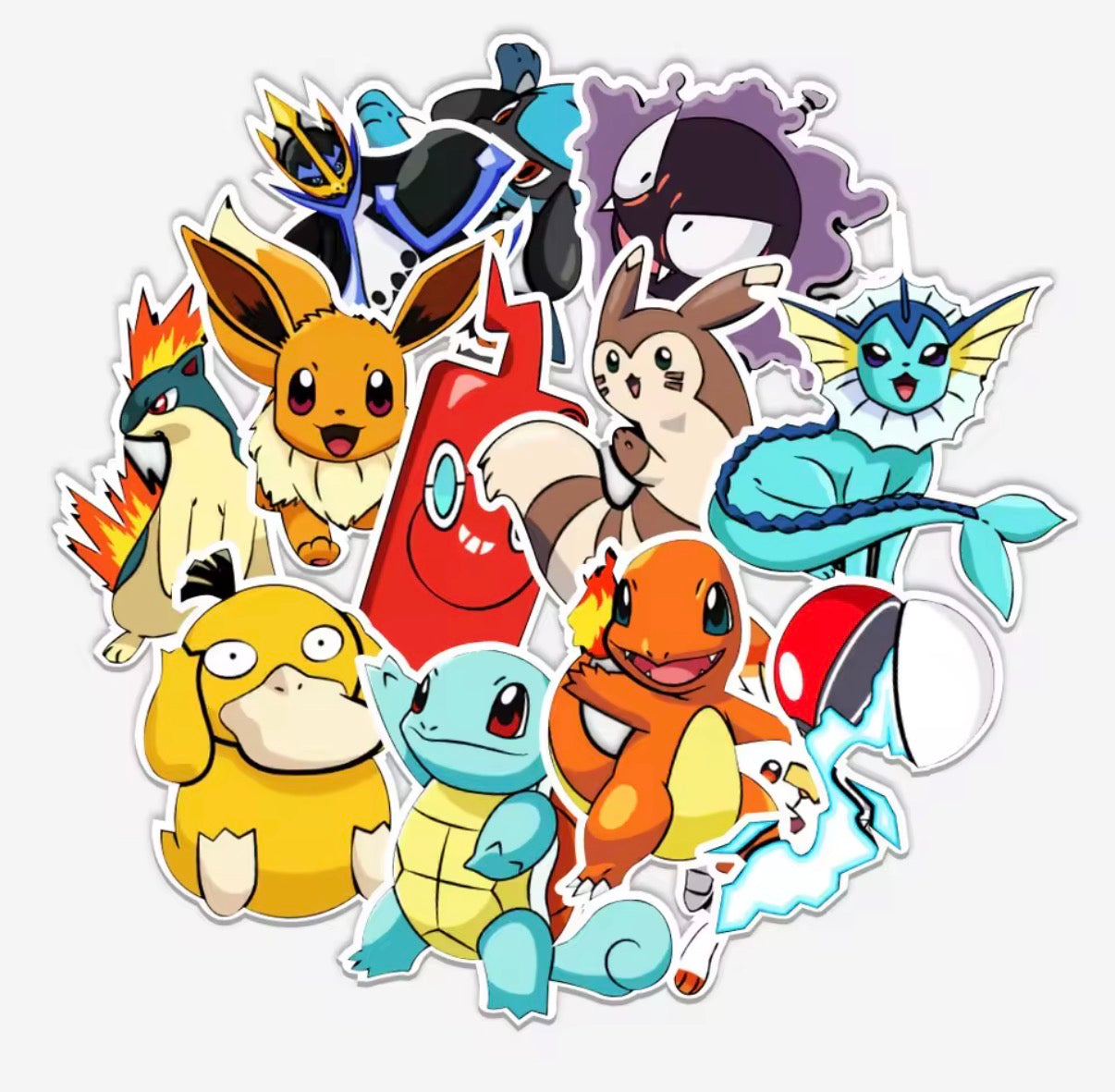 50 Pieces Pokemon Sticker Pack