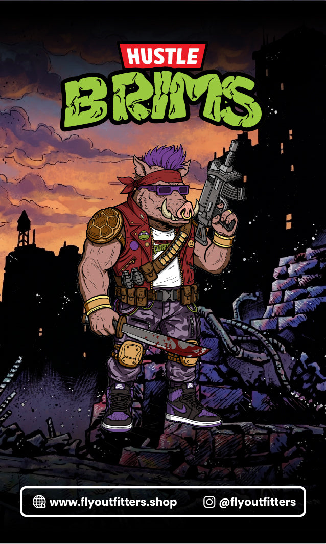 Hustle Brims – Bebop 3D Enamel Pin