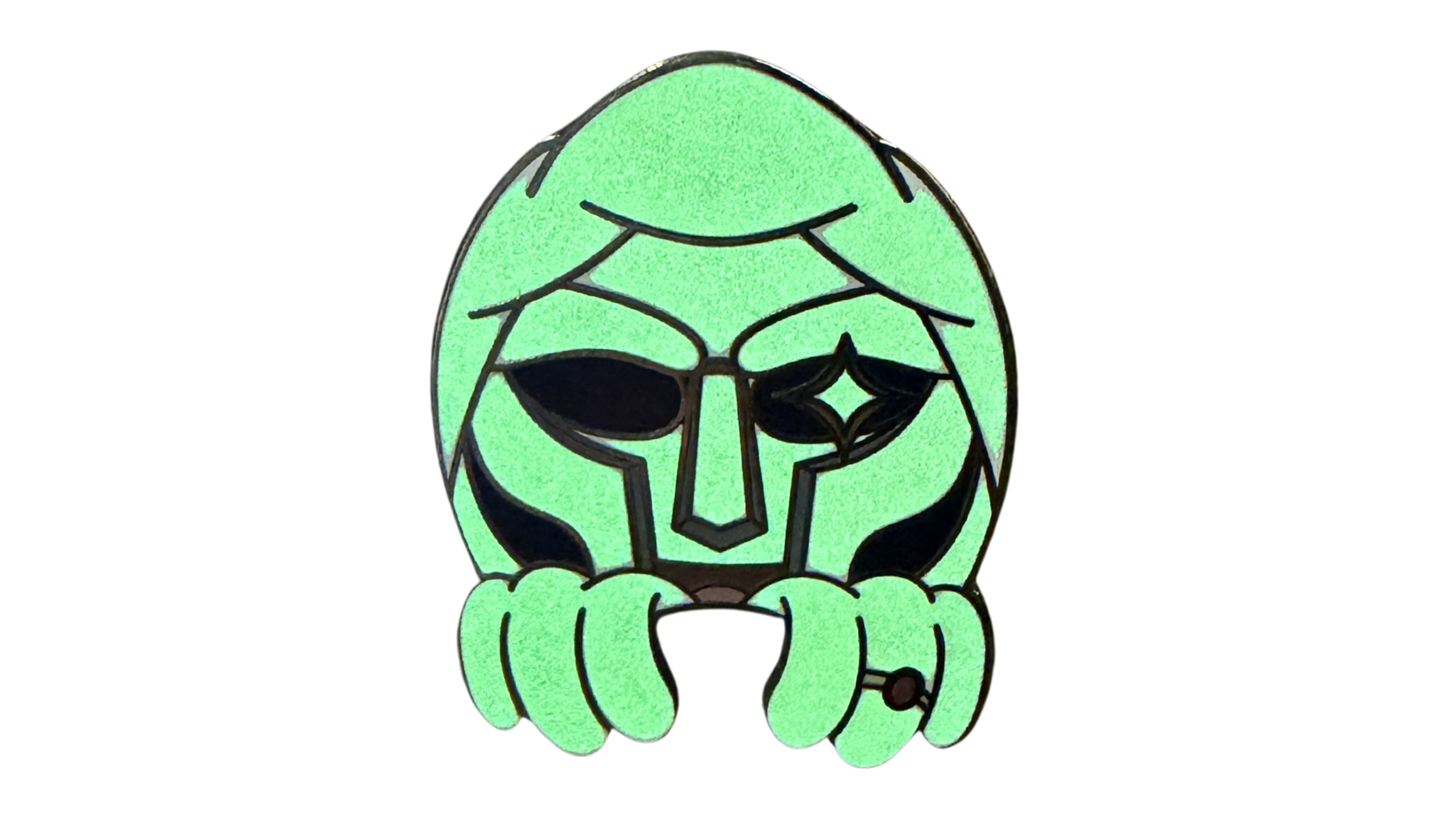 MF Doom Peeker Hat Pin
