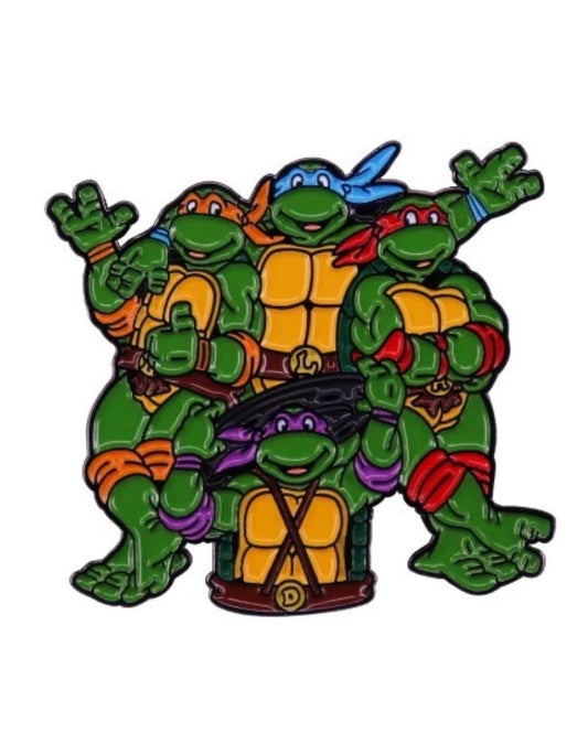 Retro TMNT Classic Pose Enamel Pin