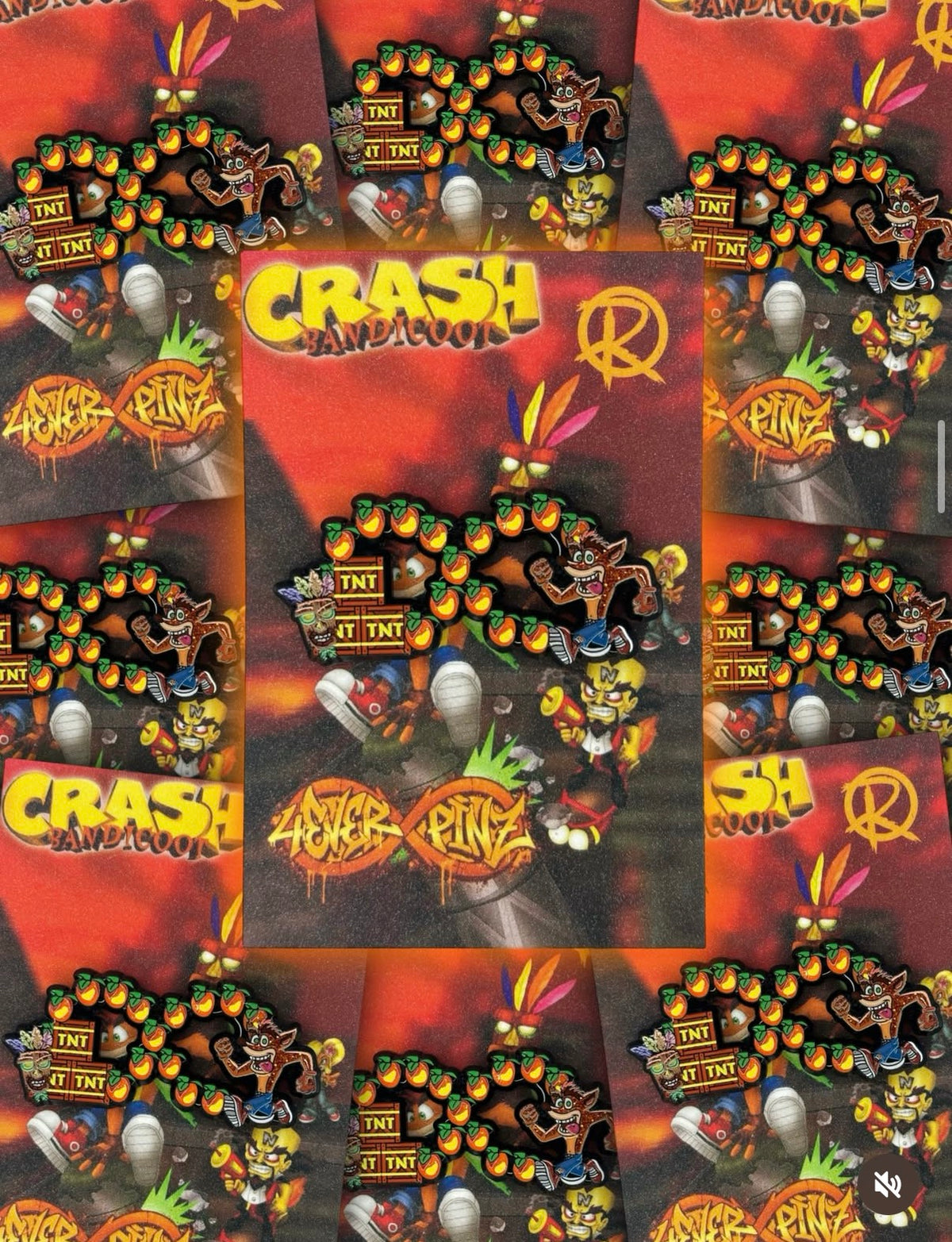 Crash Bandicoot 4ever Pin