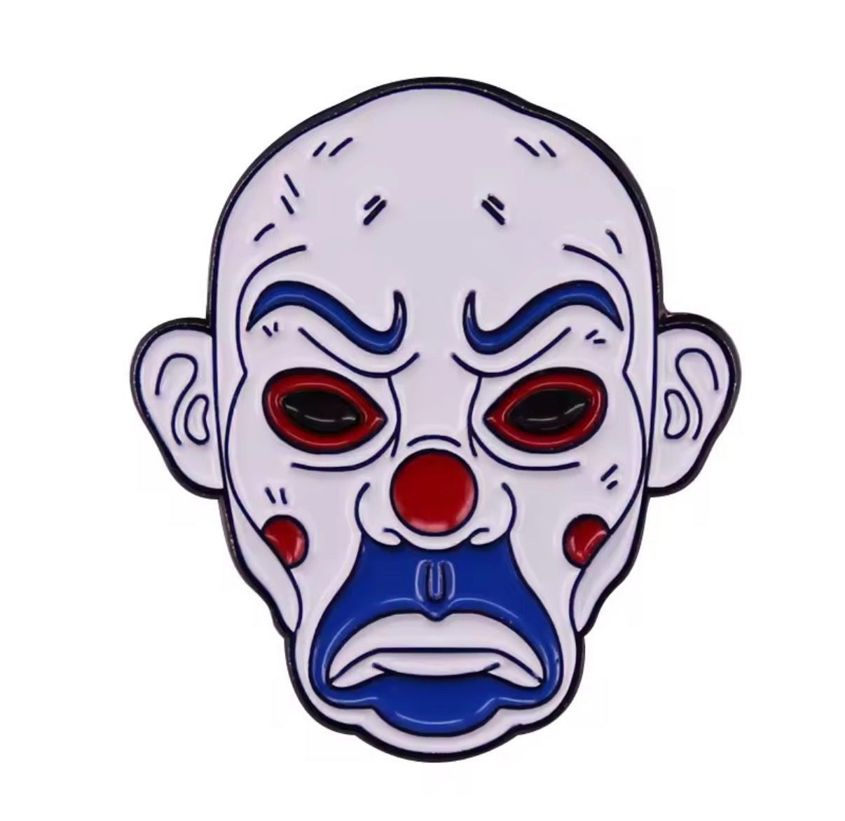 The Dark Knight ‘Robber Clown Mask’ Enamel Pin